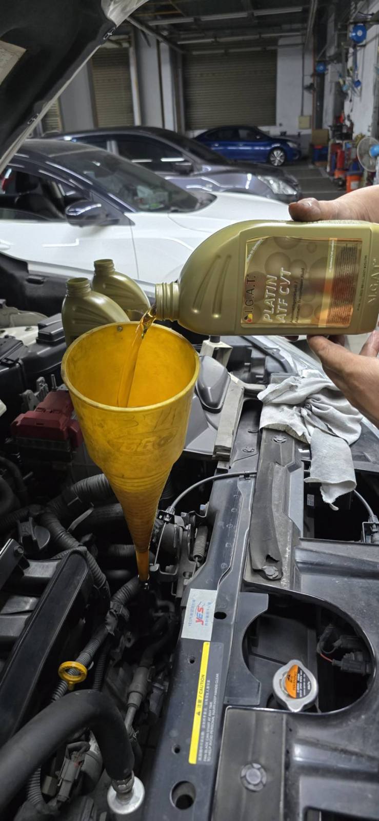 2015 Nissan X-Trail更換IGAT CVT變速箱油